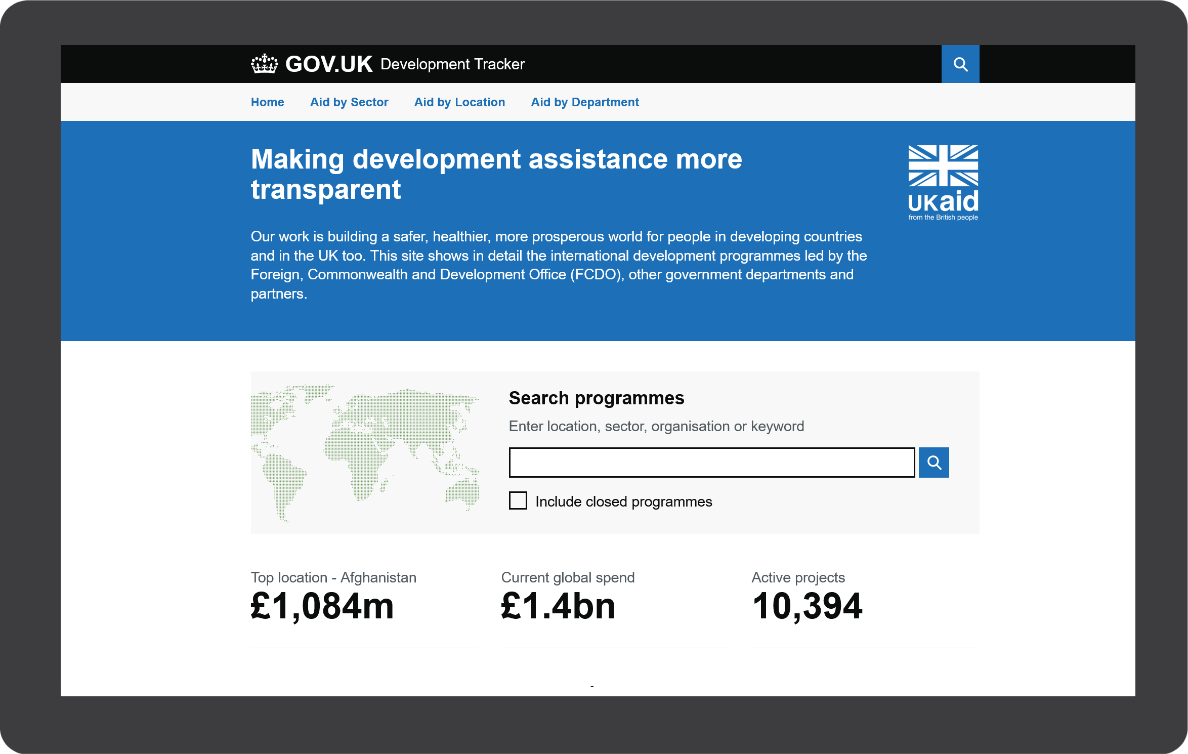 Development Tracker Prototype